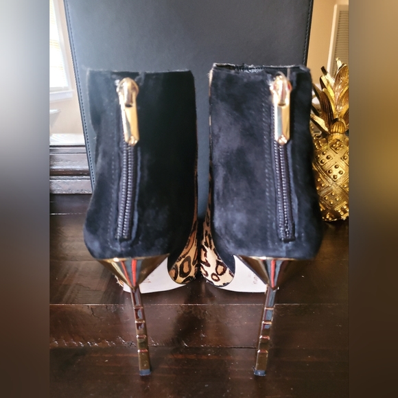 NEW Leopard Print Calf Ankle Boot - Picture 3 of 8